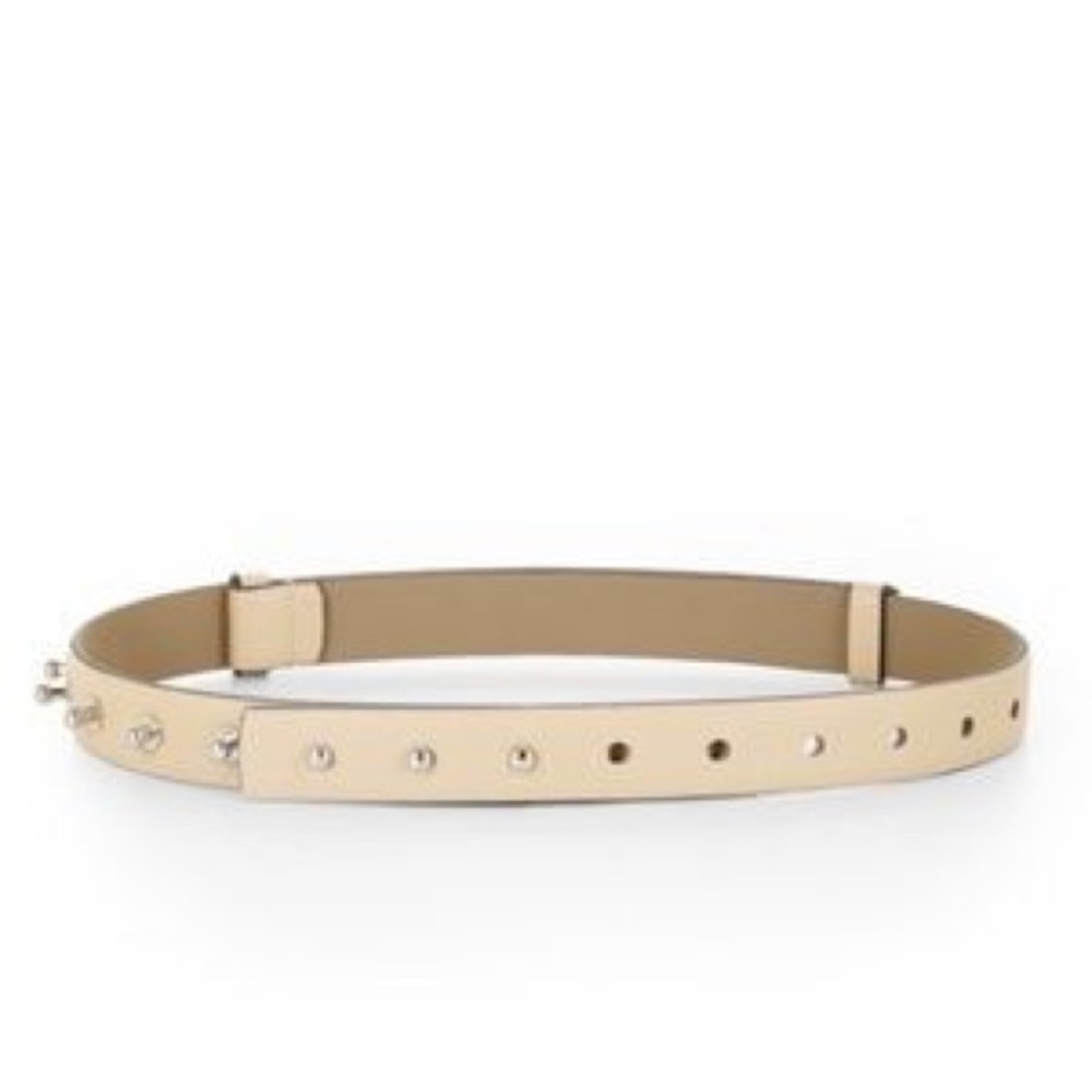 BCBG PU WAIST BELT TAN